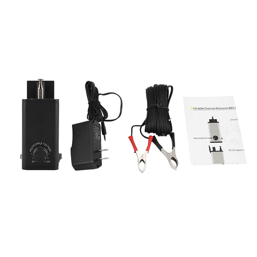 BBQ Braten Rotisserie Grill Motor Rotator DC 3-12v Ausgang Einstellbare Grill Werkzeug US Plug 110V