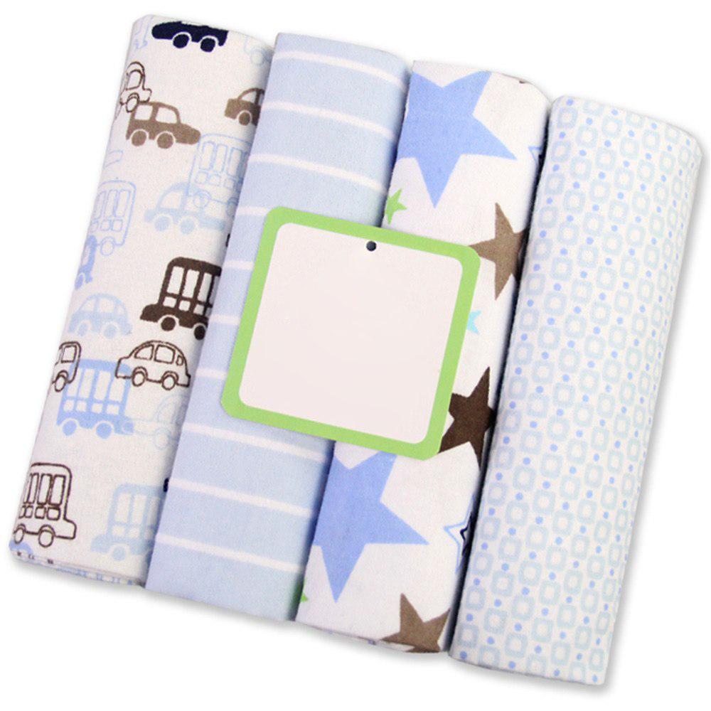4 Teile/los Musselin Flanell Baby Swaddles Weiche Neugeborene Decken Baby Decken Neugeborenen Musselin Windeln