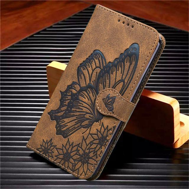 Luxus Leder Flip Handytasche für Samsung Galaxy A02s A12 A22 A32 A42 A52s A72 A82 A03s A13 A23s A33 A53 A04 A14 Brieftasche Abdeckung For A42 5G braun