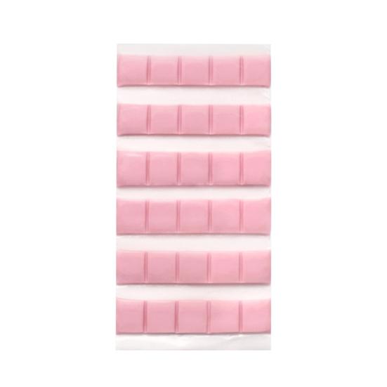 Yousheng 30 Stück/Beutel Nagelkunst Kleber Hinterlässt keine Spuren Selbstklebend Multifunktional Sturzsicher Nägel Kunst Übungswerkzeug Klebekleber Knete Nagelstudio rosa