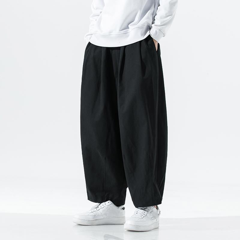 Weite Hosen Herren Hosen Locker Lässig Baggy Jogging Jogginghosen Herren Vintage Cargohosen Übergroß 5XL XXXXL schwarz