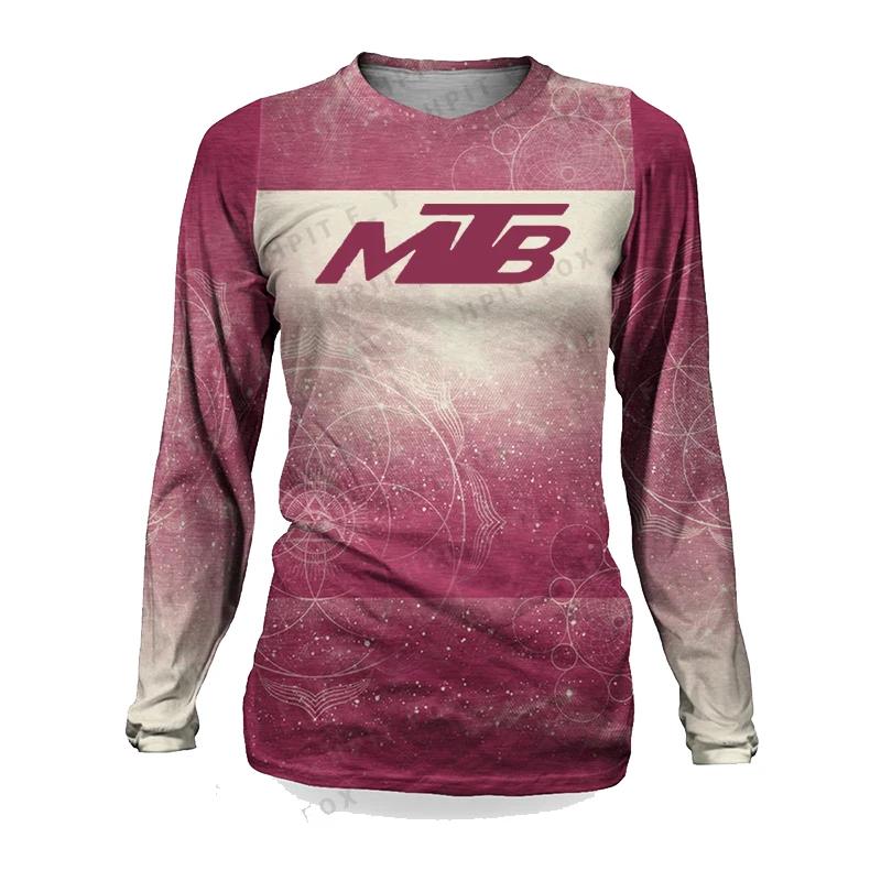 2026neu DAMEN Downhill Trikots Mountainbike MTB Shirts Offroad DH Motorrad Trikot Motocross Sportbekleidung Kleidung Fahrrad spexcel S
