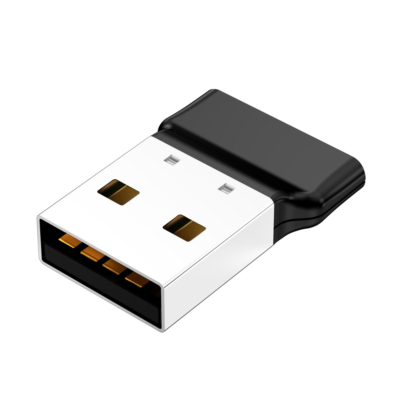 USB BT5.3 Audio-Sender, kabelloser Audio-Dongle-Adapter für TV, Laptop, Desktop-PC schwarz