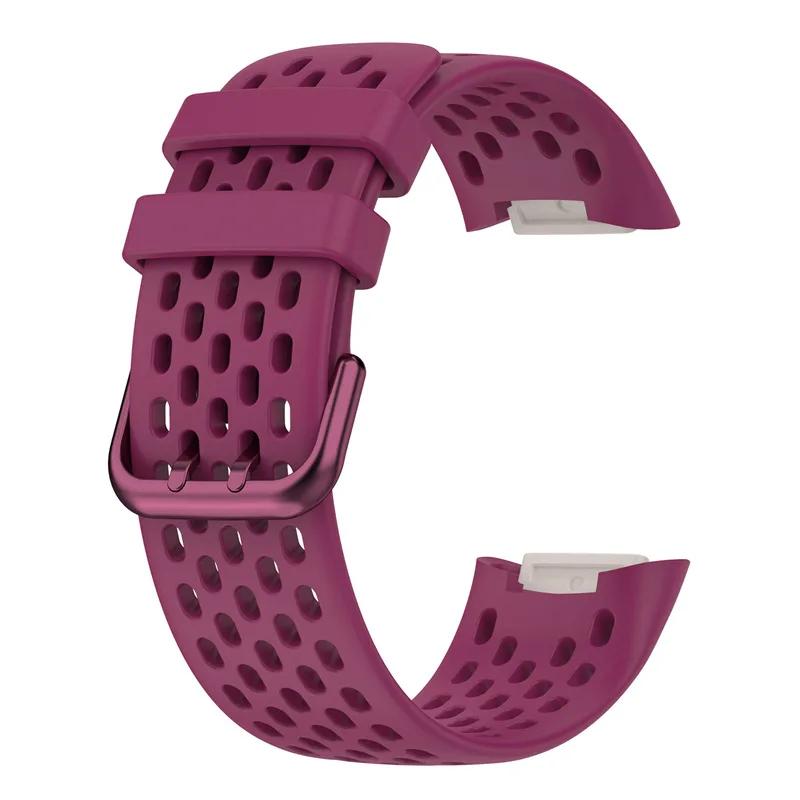 Armband für Fitbit Charge 5/6 Smartwatch-Armband Sportliches atmungsaktives Armband Silikon-Armband für Fit Bit Charge5 Armband Zubehör For Fitbit Charge 5