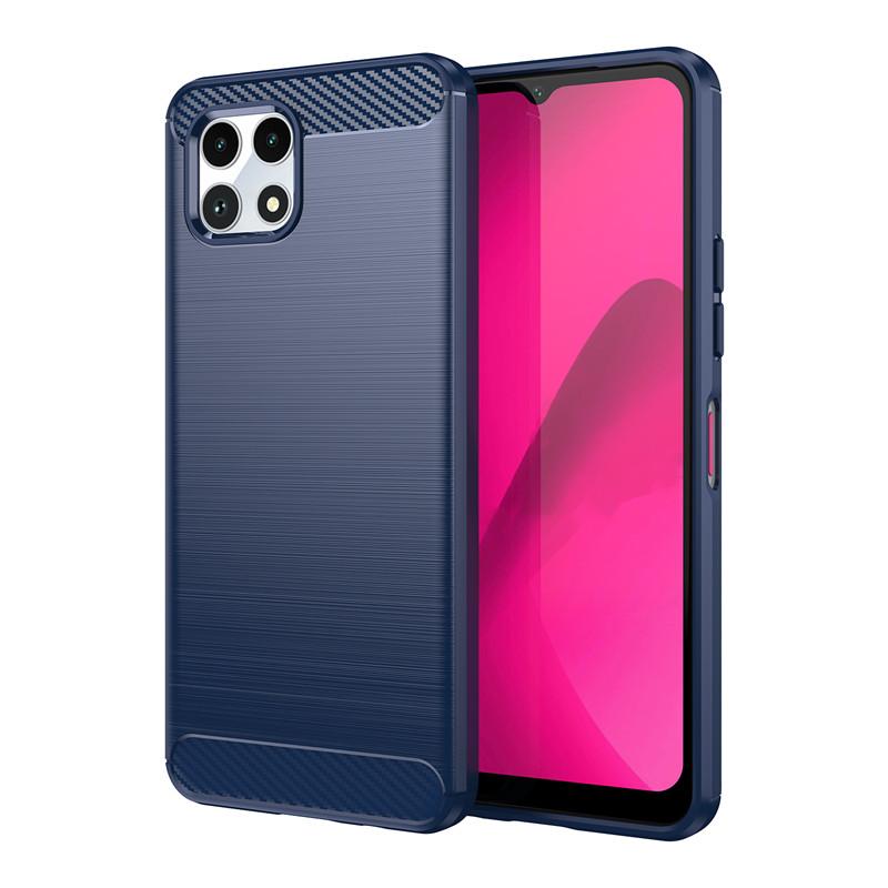 Für T-Mobile T Phone 2 5G Hülle T-Mobile T Phone 2 5G Hülle Stoßfeste Silikon Schutzhülle Schwarze Hülle T-Mobile T Phone 2 5G For T Phone 2 5G blau