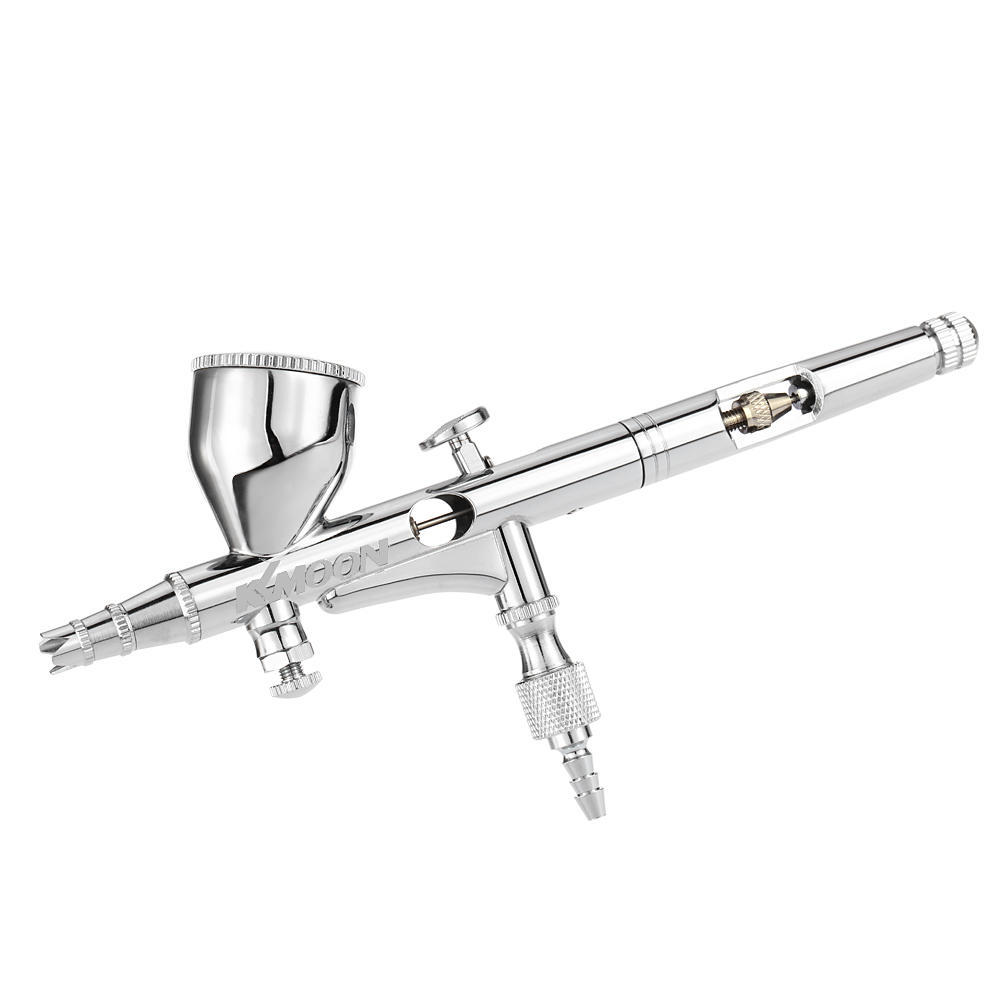 Kkmoon Airbrushpistole Spritzpistole 0,2 mm Double-Action Airbrush Pistole