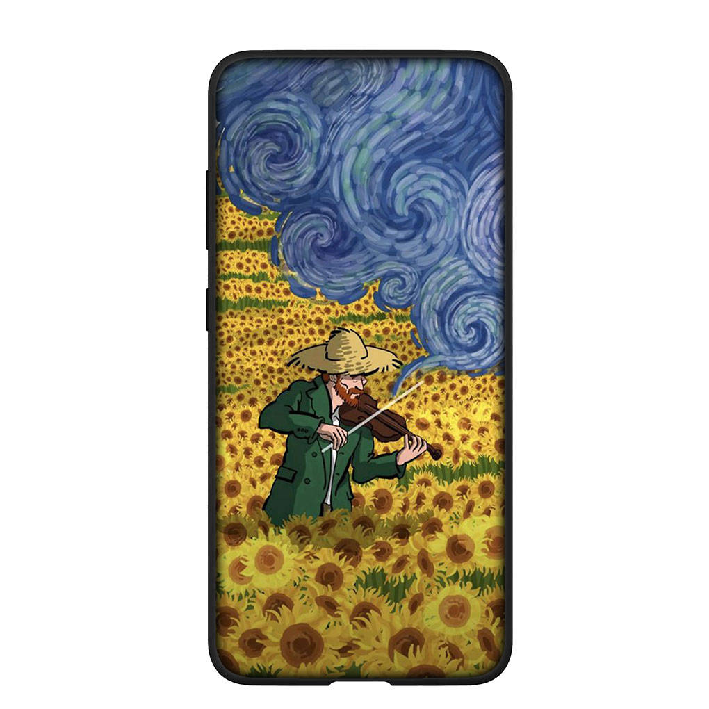 Handyhülle für Samsung Galaxy S24 S23 iPhone 15 14 Xiaomi Redmi Note 13 12 11 8 10 9 Pro Max X XR OPPO A15 Huawei Sternennacht Van Gogh Gemälde Cover for Samsung Galaxy Note 9 ceil