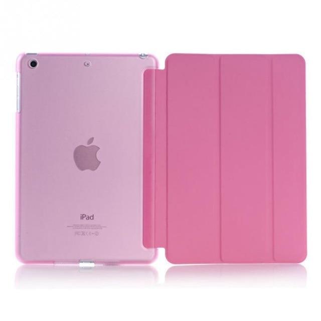 Ultradünne, schlanke Tablet-Hülle für iPad mini 5, 4, 7,9 Zoll, magnetische Klappständerabdeckung für iPad 7. 8. Generation Air 3 9,7 Zoll pro11 12,9 Flip Smart Case For ipad pro 11 2020 rosa