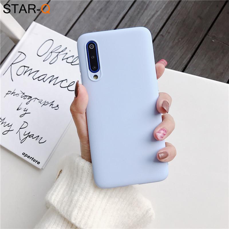 Candy Color Silikon Handyhülle für Samsung Galaxy A50 A70 A30 A40 A20 A10 Galaxi A51 A71 A20e M30s A7 2018 Matte Soft Tpu Hüllen a70 violett