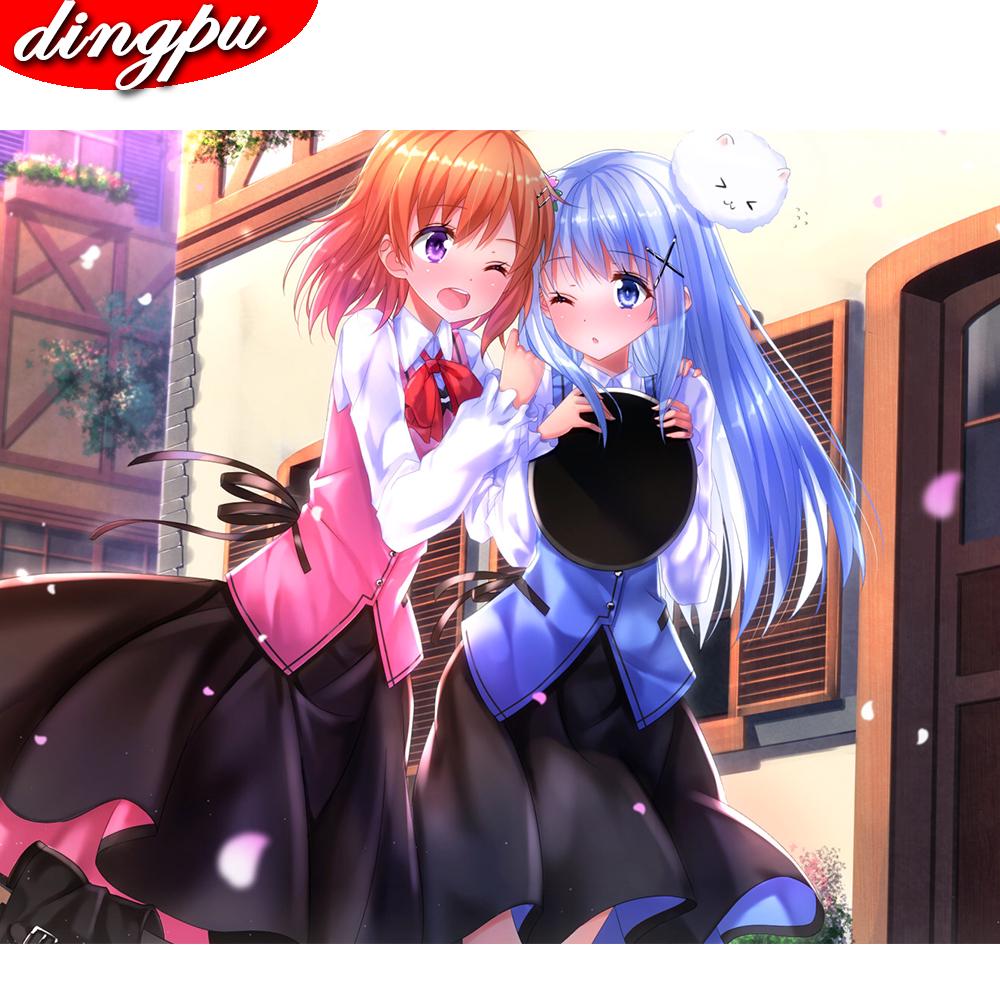 Diamant-Malerei, Blumen, voller Bohrer, rund, Diamant-Stickerei, Blumen-Kreuzstich-Set, Diamant-Mosaik, Landschaft, Kunst-Dekor 20X30CM