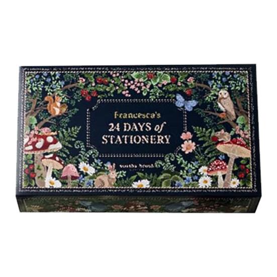 Schreibwaren Adventskalender Winter Wald Weihnachten Countdown-Kalender 24 Tage Schreibwaren Geschenke Advent