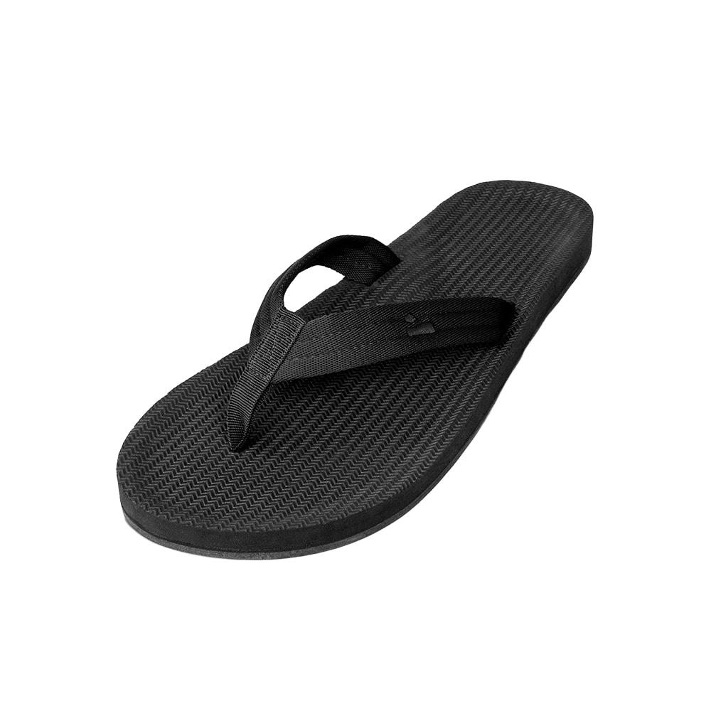 Indosol Schwarzer Flip-Flop Easy Living Hausschuh Easy Living Flip Flops - Black (M9)