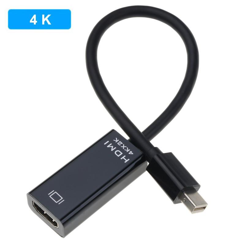 4K Mini Display Port auf HDMI Kabel Mini DP auf HDMI Adapter 1080P Mini DP Stecker auf HDMI-kompatiblen Adapter für Mac Macbook Pro Air