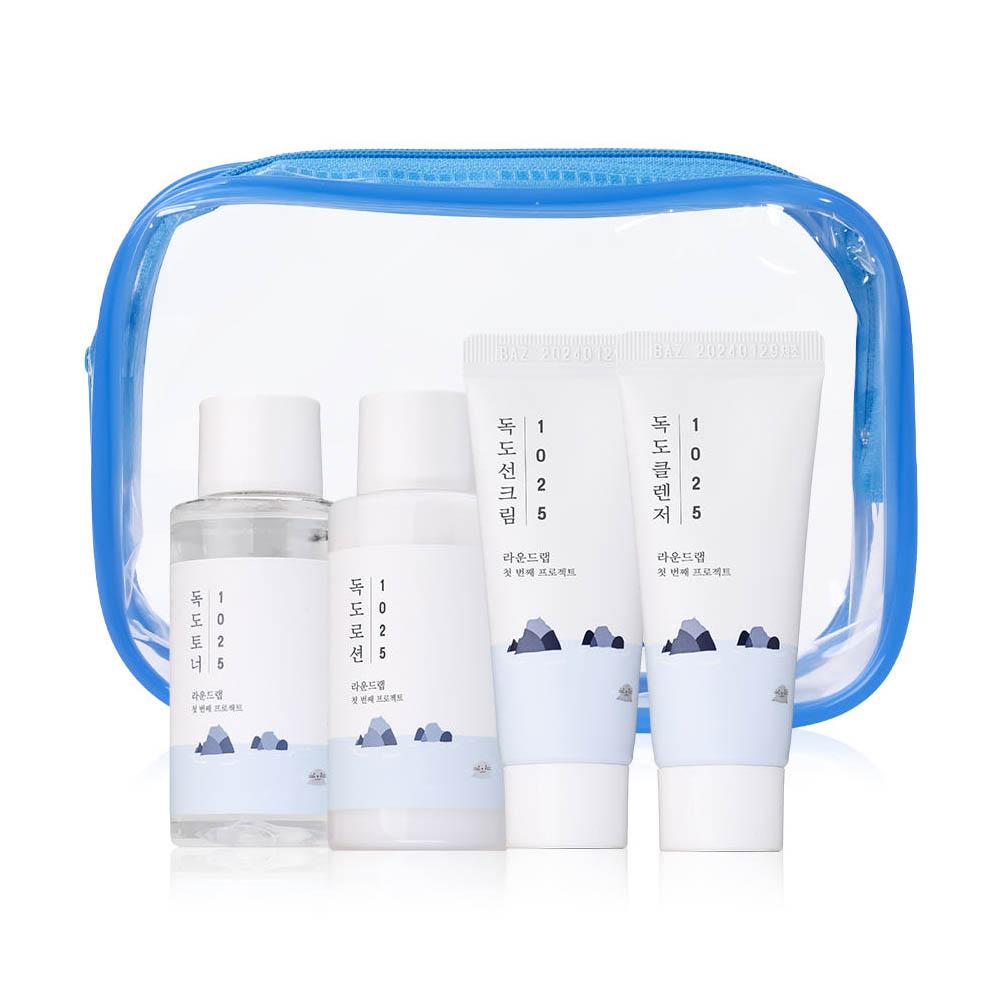 ROUND LAB 1025 Dokdo Reise-Set (4-teiliges Set + Beutel) 4-Piece Set + Pouch