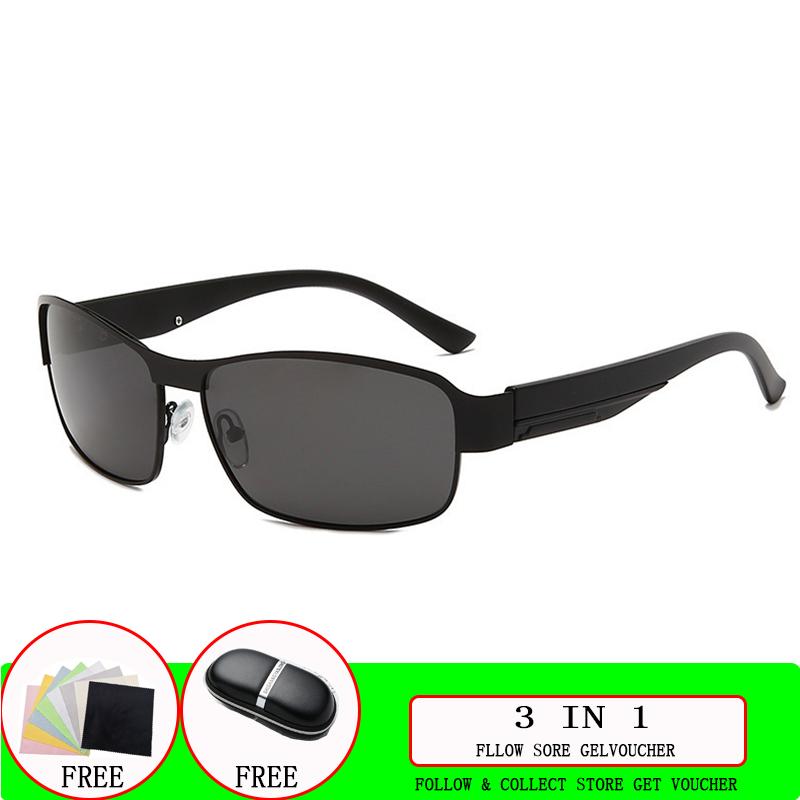 Sonnenbrillen für Herren, Tag- und Nachtsicht, Autofahren, Angeln, UV-Schutz, trendige Sonnenbrillen für Herren, authentisches Sonnenschutzglas, nicht polarisiert, modisches Accessoire schwarz