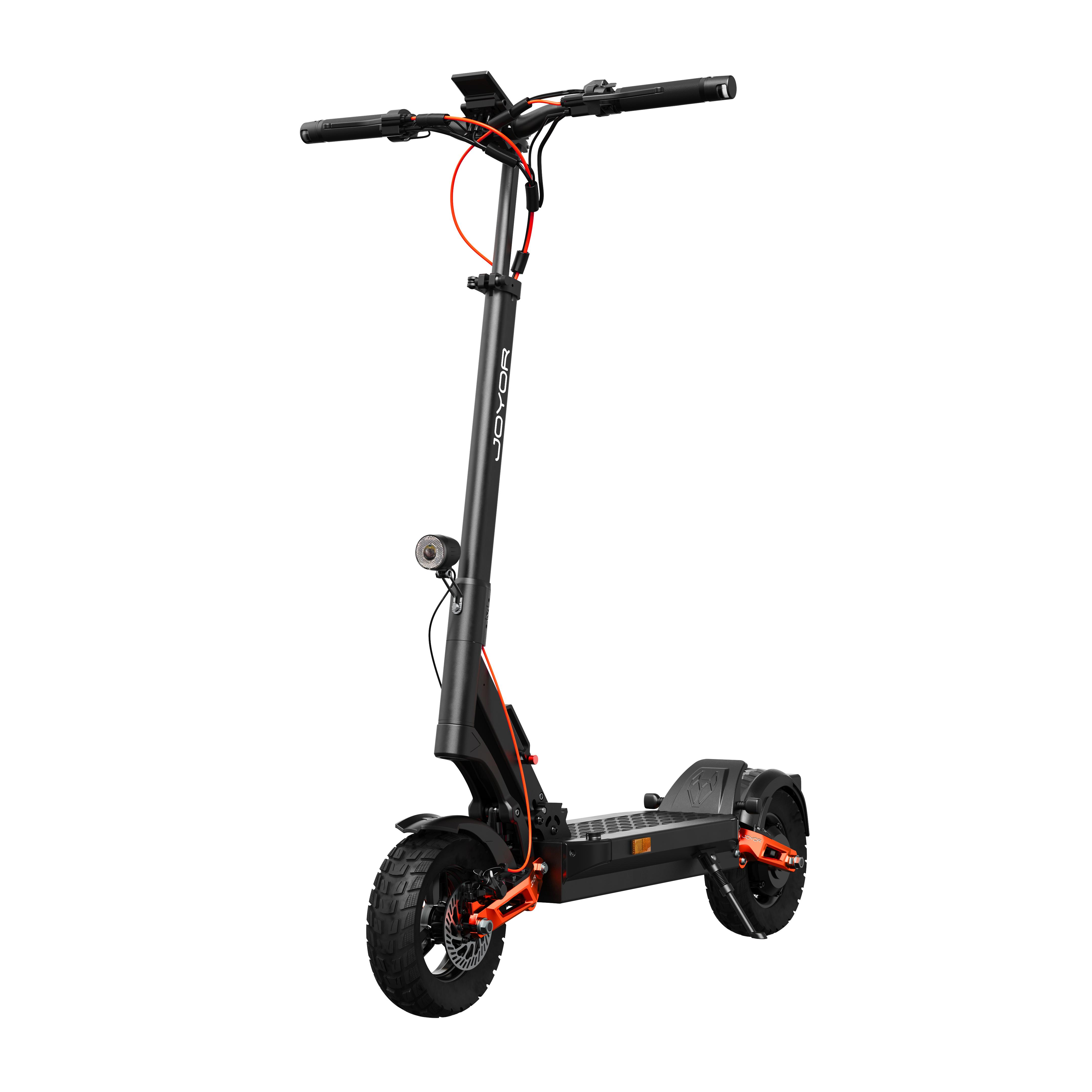 JOYOR T6E PRO Mit ABE-Zertifikat Elektroroller 48V26Ah Akku 500W Motor 10 Zoll Luftgefüllte Offroad-Reifen Mehrgeländetauglicher E-Scooter für Erwachsene