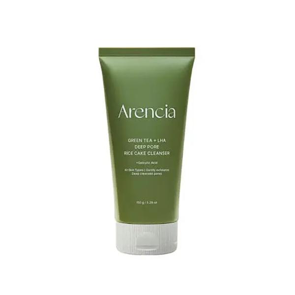 Arencia Grüntee LHA Tiefenreinigende Poren Mochi Seife Reiniger Set (150 g + Reinigungsbalsam 3 g × 6)