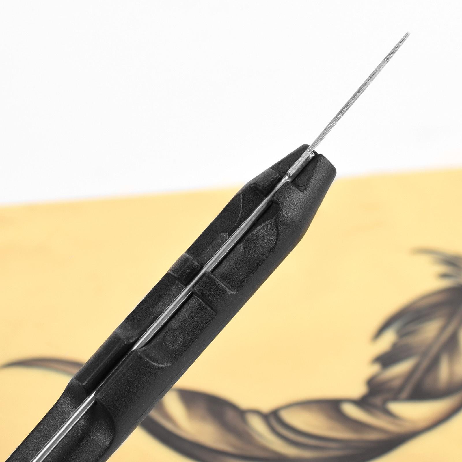ATOMUS Tattoo Stift Nadelhalter Werkzeug Tattoo Kit mit 10 Stück Tattoo Nadeln Verband Tattoo Tüllen Schwarze Tattoo Tinte