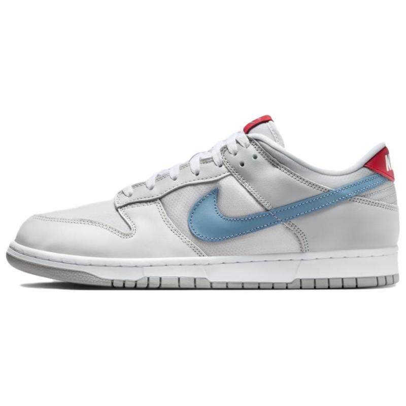 Nike Dunk Low bequeme und vielseitige Low-Top Skateschuhe Unisex silber und blau HF0391-001 42