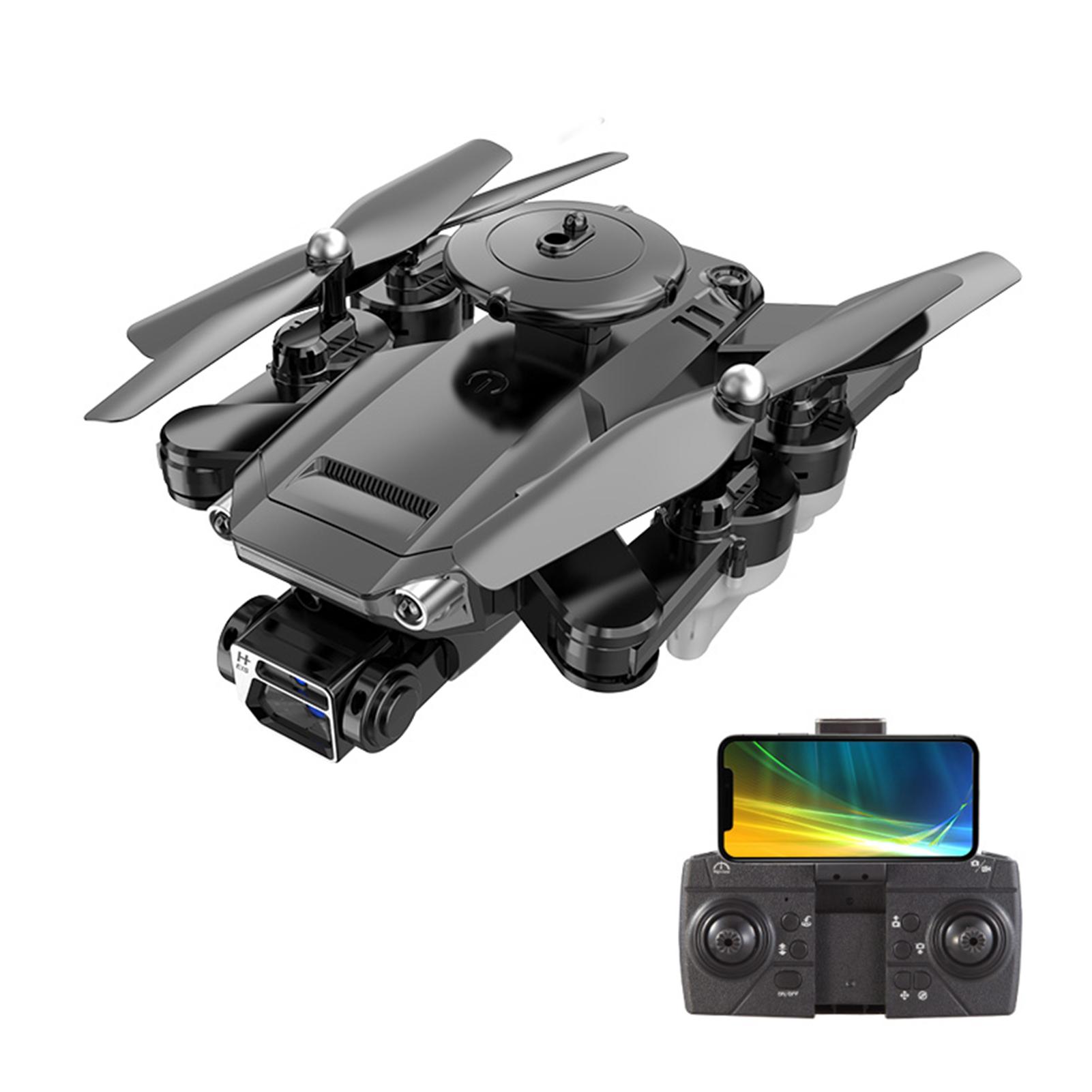 RC Drohne mit Kamera 4K Dual Kamera EIS RC Quadcopter mit Funktion Hindernisvermeidung Optischer Fluss 1 battery schwarz