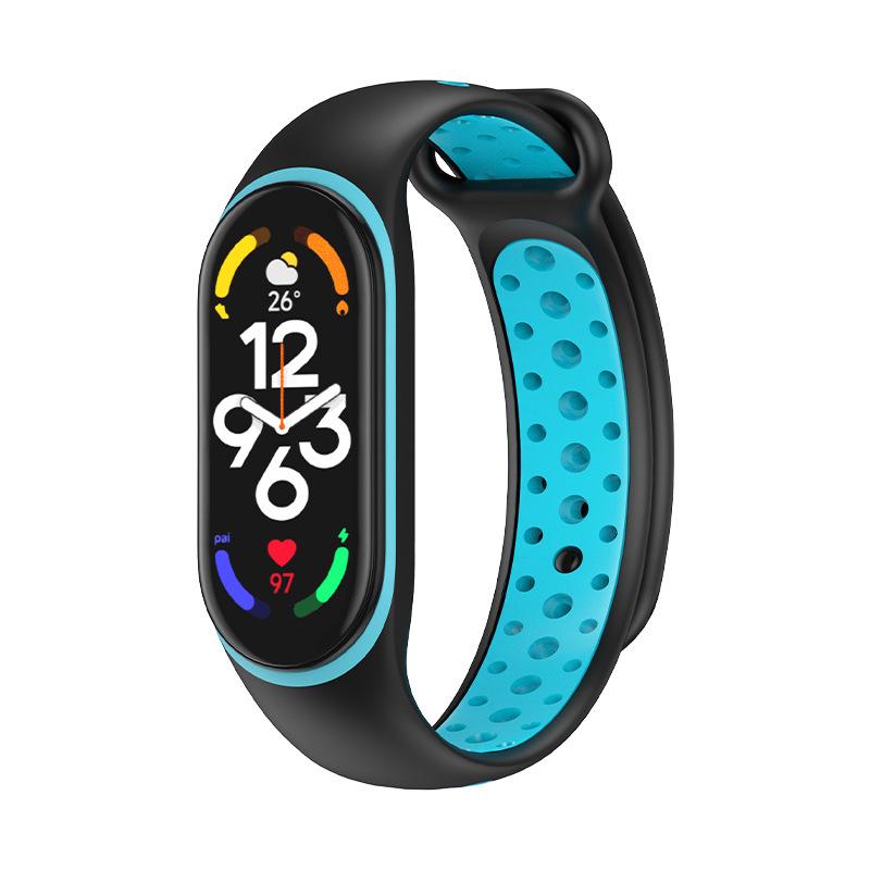 Armband für Xiaomi Mi Band 8 7 6 5 4 3 Sport-Armbanduhr Silikon-Armband Smartwatch-Armband Ersatz für Xiaomi-Band-Armband Miband-Armband Mi Band 3 4