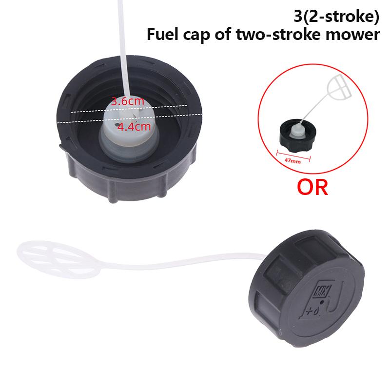 1 Stück Motorsense Kraftstofftankdeckel Ersatz für Rasenmäher Rasentrimmer Kettensäge 3(2-stroke)