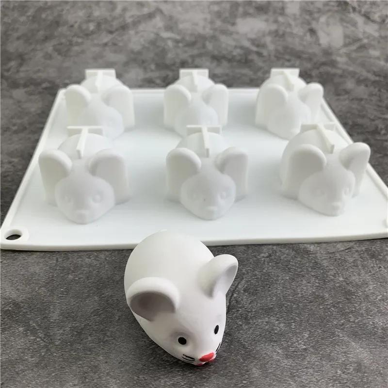 Mausform, Mousse-Kuchen, Dessert, Backen, Schokolade, Silikonform, Küchen-Backutensilien, Fondant, Kuchendekorationswerkzeuge