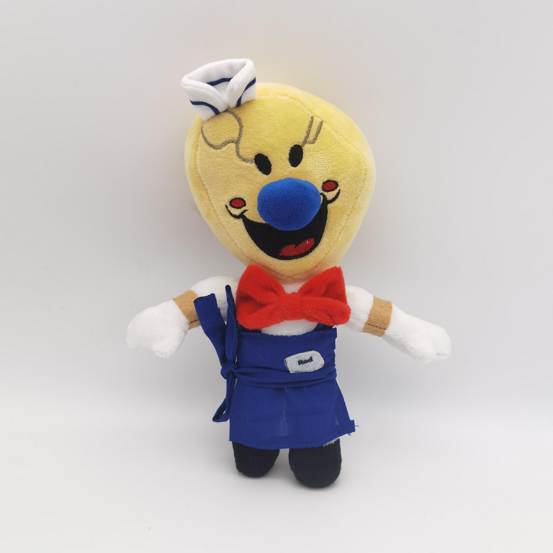 Neues 25cm Eistüten-Stab Plüschtier Stofftier Weiche Spielzeuge Cartoon-Puppen Horror-Spielcharakter Halloween Weihnachtsdekoration Geschenk für Kinder