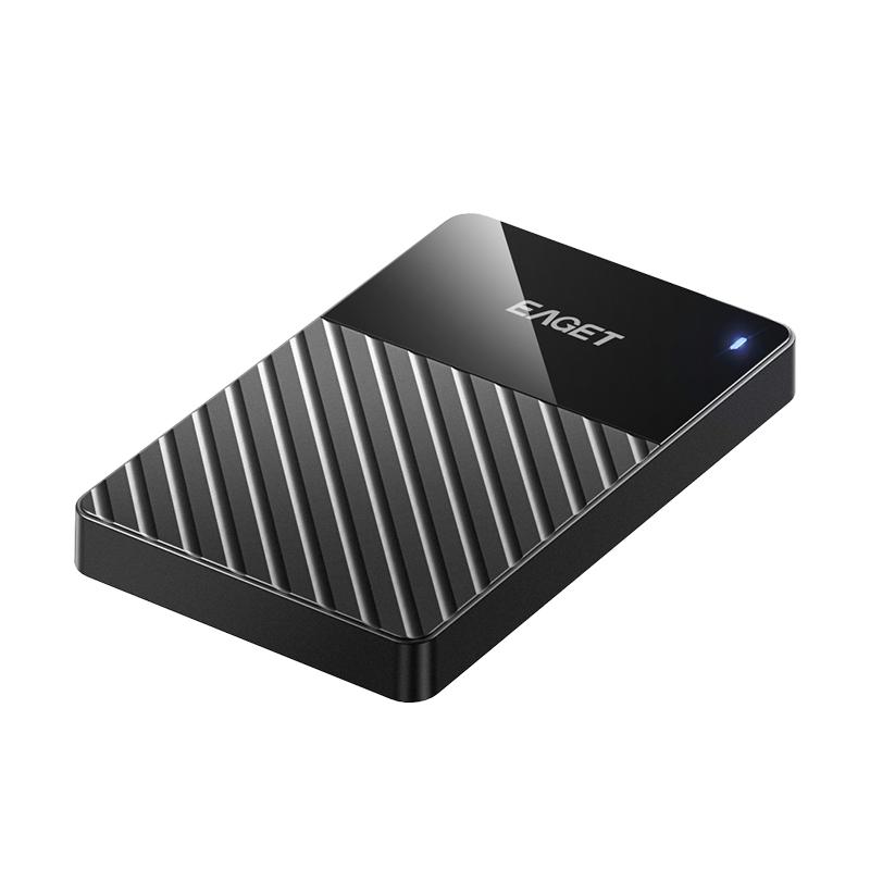 Tragbare externe Festplatte Speichererweiterung Mobile HDD USB 3.0 für PC, Mac, Desktop, Laptop, PS4, PS5 , Büro & Spiel 1T schwarz