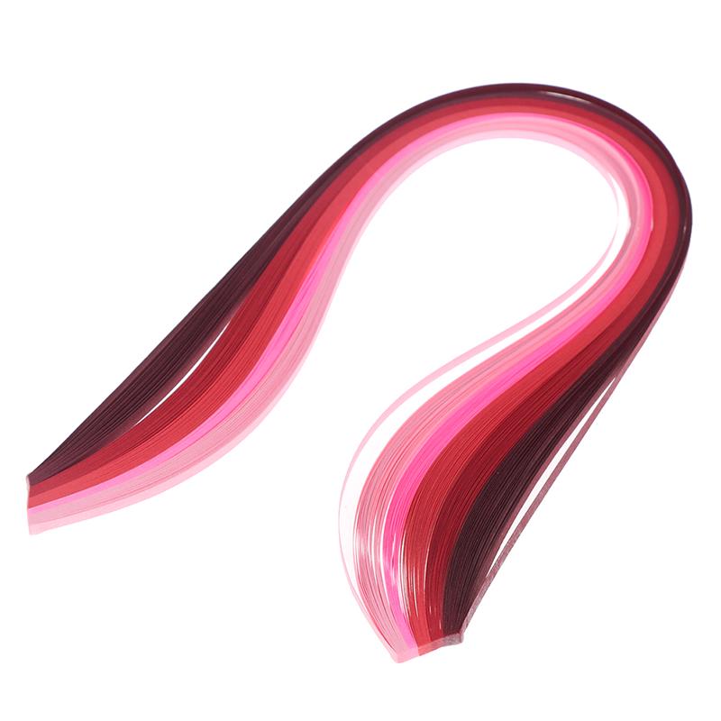 100 Teile/satz Papier Quilling Streifen Set 3Mm 39Cm Papier Für Handwerk Diy Quilling Werkzeug rot