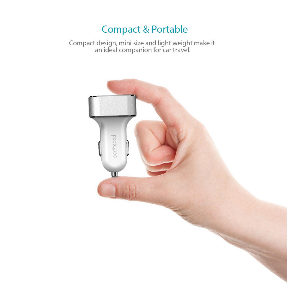 Dodocool 30W 2-Port USB-Autoladegerät mit Quick Charge 3.0 für LG G5 / HTC One A9 / Xiaomi Mi 5