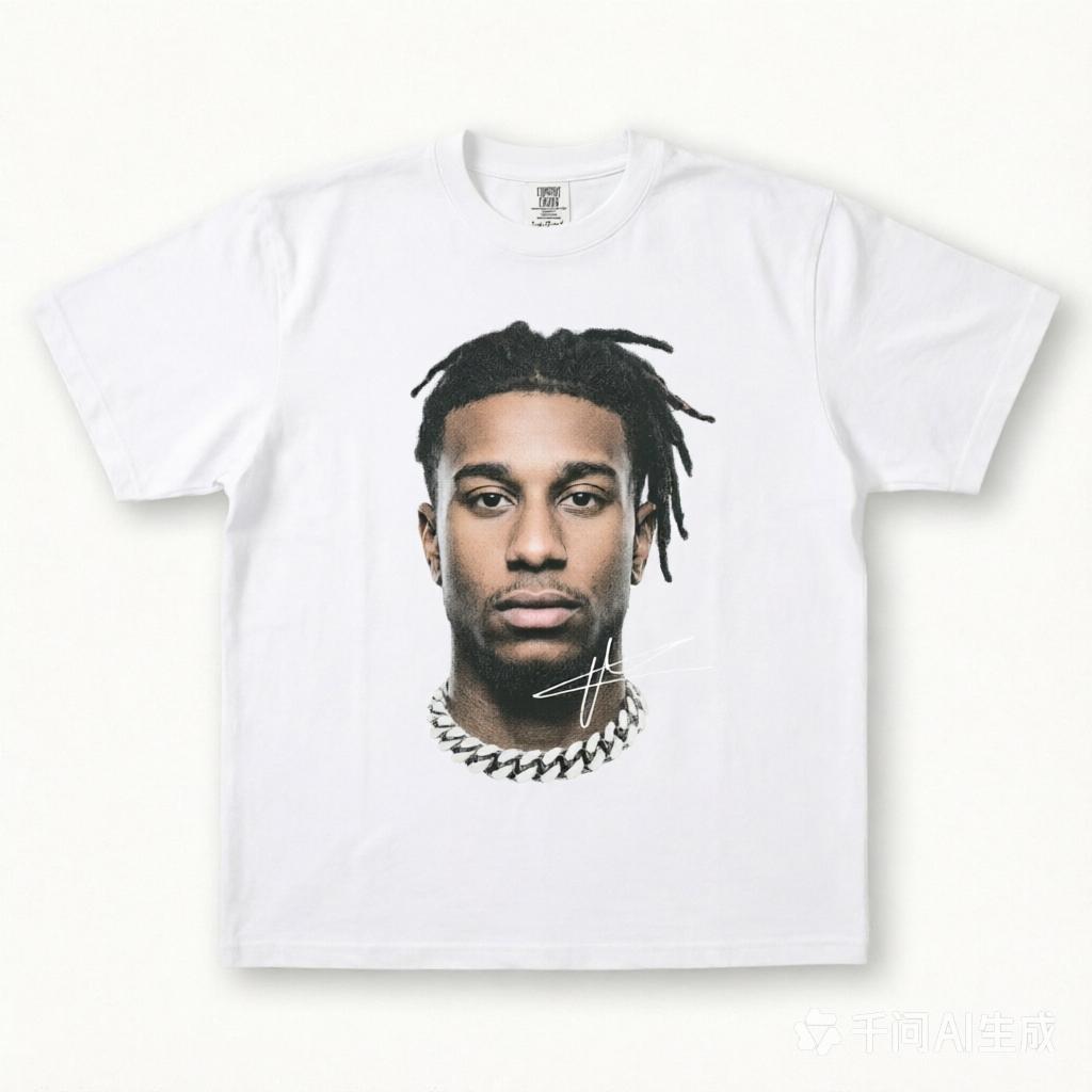Michael Olise Grafik-T-Shirt – Fußballsigniertes Streetwear-Shirt – Premium-Baumwolle Unisex-T-Shirt 4XL