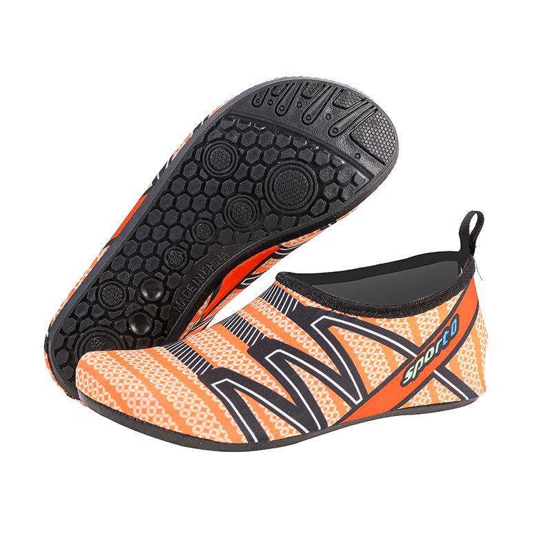 Rutschfeste Unisex-Wasserschuhe – weiche, schnittfeste Barfußschuhe für Strand, Schwimmen und Outdoor-Aktivitäten M [size 36-37] orange