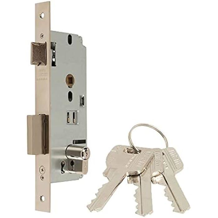 Schloss - MCM - 1601/1-50 - Länge 50 mm - Zylindermechanismus - Mit Schlüssel