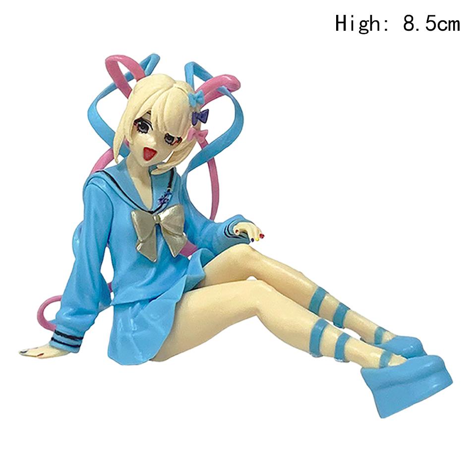 Anime NEEDY STREAMER OVERLOAD Ame Chan Figuren Regen Figuren Süßes Mädchen Instant Nudeln PVC Sammlermodell Geburtstag Hochwertiges Spielzeug