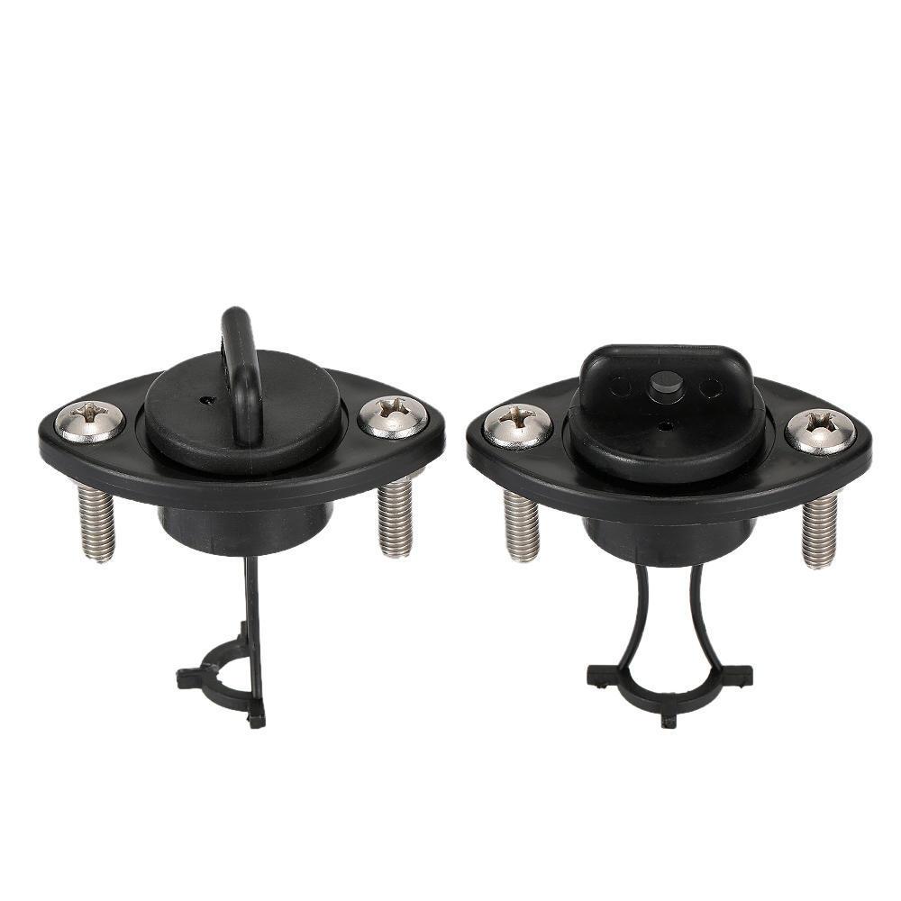 2 Stück Universal-Gewinde-Ablassstopfen für Kajak, Kanu, Boot mit 4 Schrauben