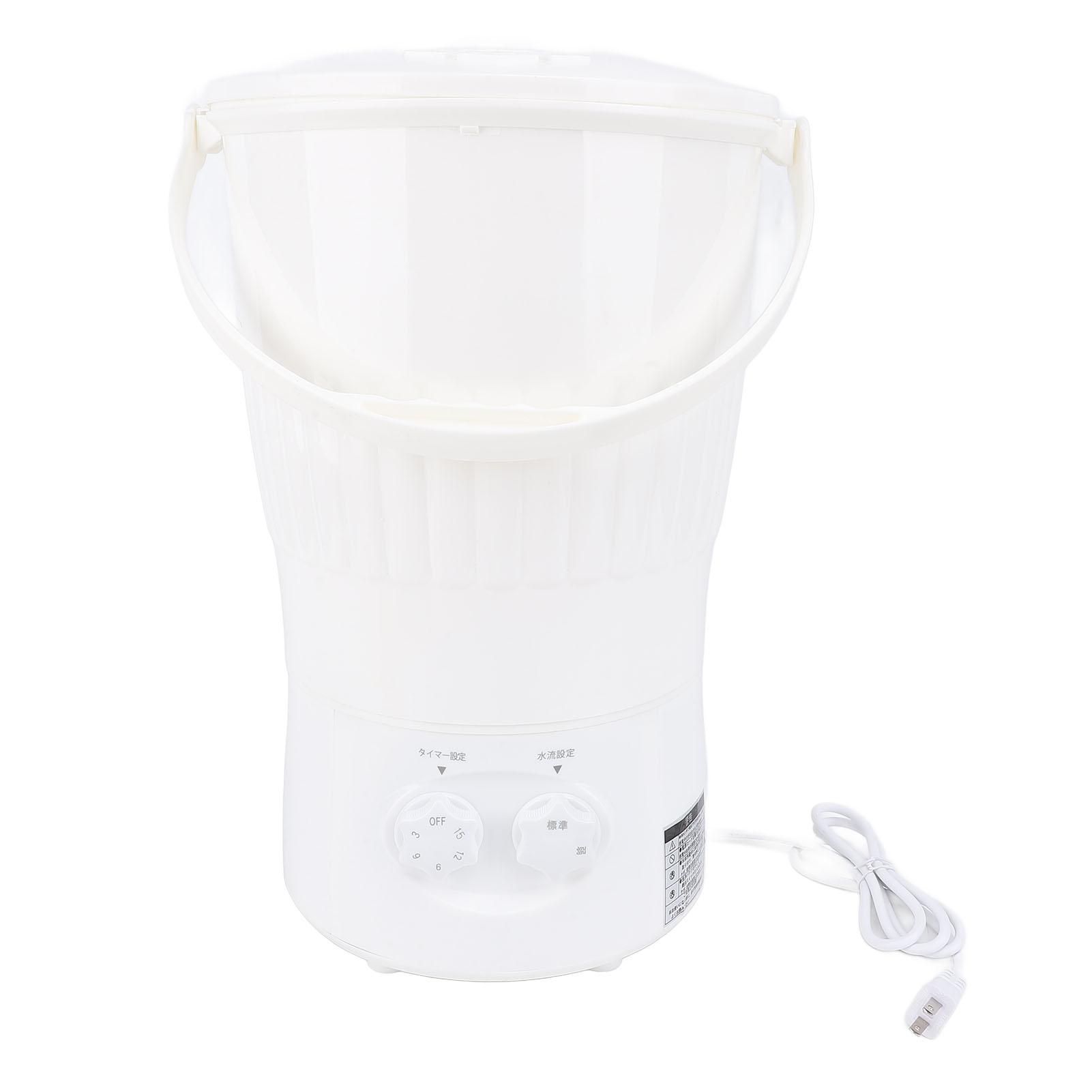 Tragbare Waschmaschine, 85 W, 10 l, 2 Modi, Timer, tragbare kleine Waschmaschine für Unterwäsche und Socken