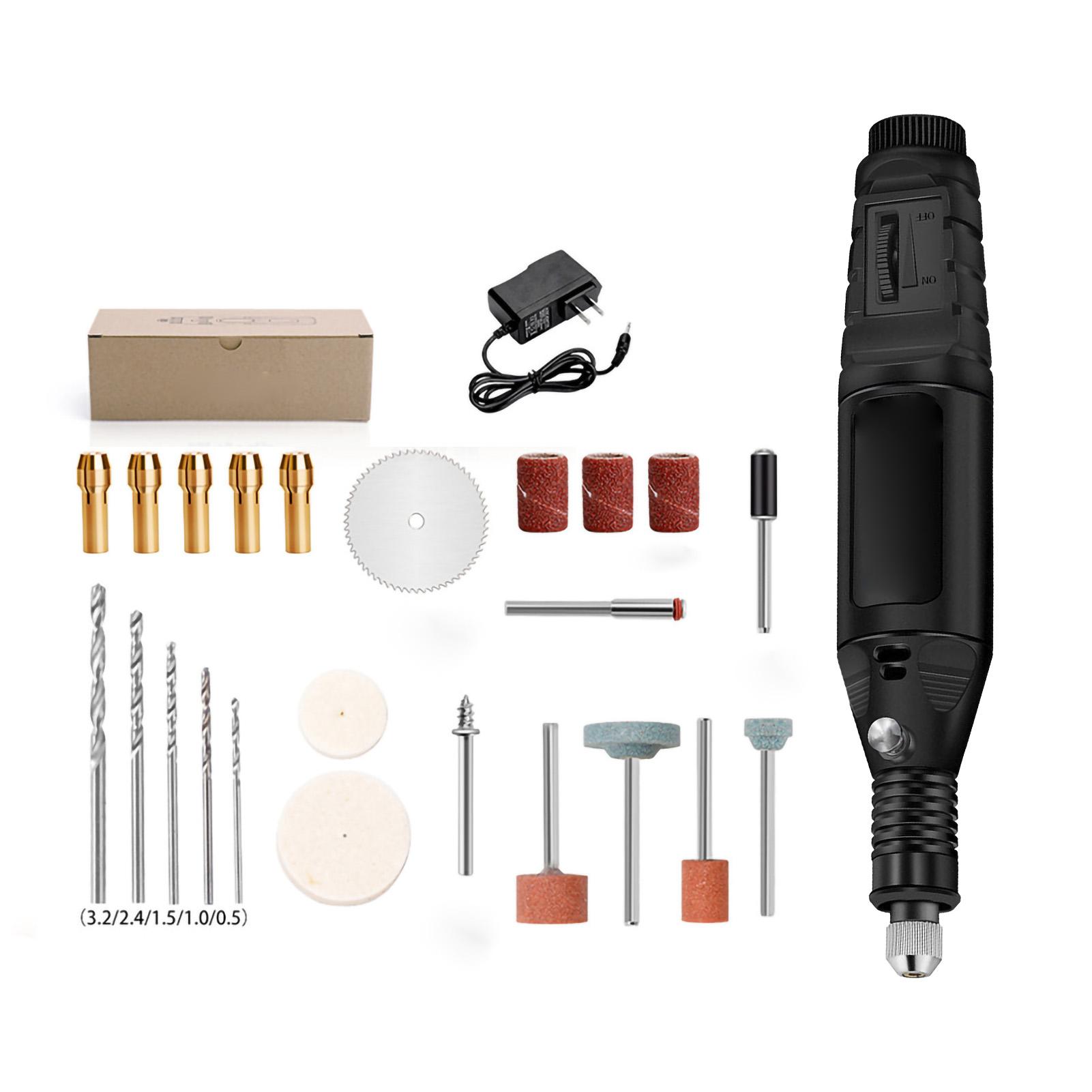 Mini-Bohrmaschine, ABS, elektronische Komponenten, multifunktional, 12 V, 13 W, Bohrwerkzeug zum Knochenschnitzen