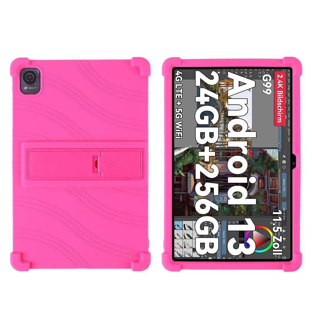 Blackview MEGA 1 11.5 Tablet-Hülle - Anti-Fall-Silikon 11.5 inch rose rot