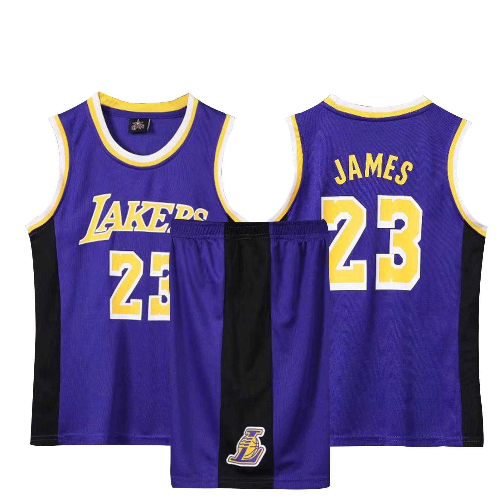 Basketball-Kleidung für Kinder, Basketball-Anzug, klassische Oberteile, Basketball-Trikots für Kinder L dunkelblaue