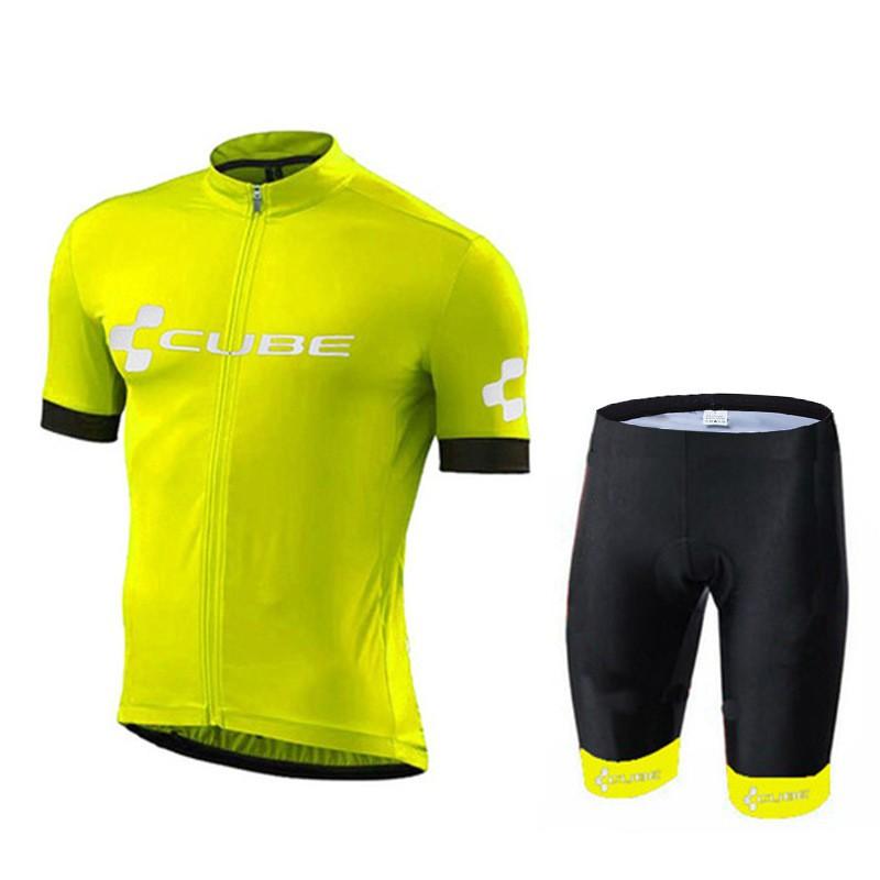 CUBE Fahrradtrikot Kurzarm Schnelltrocknend Fahrradbekleidung Rennrad MTB Rollschuhlaufen Unisex Sportbekleidung L