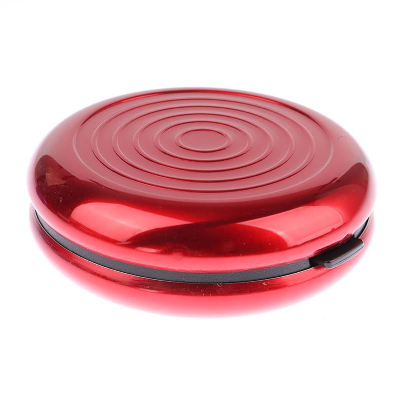 Runder USD/Euro-Münzspender, Aufbewahrungsbox für Münzen, Geldbeutel, Geldbörsenhalter rot