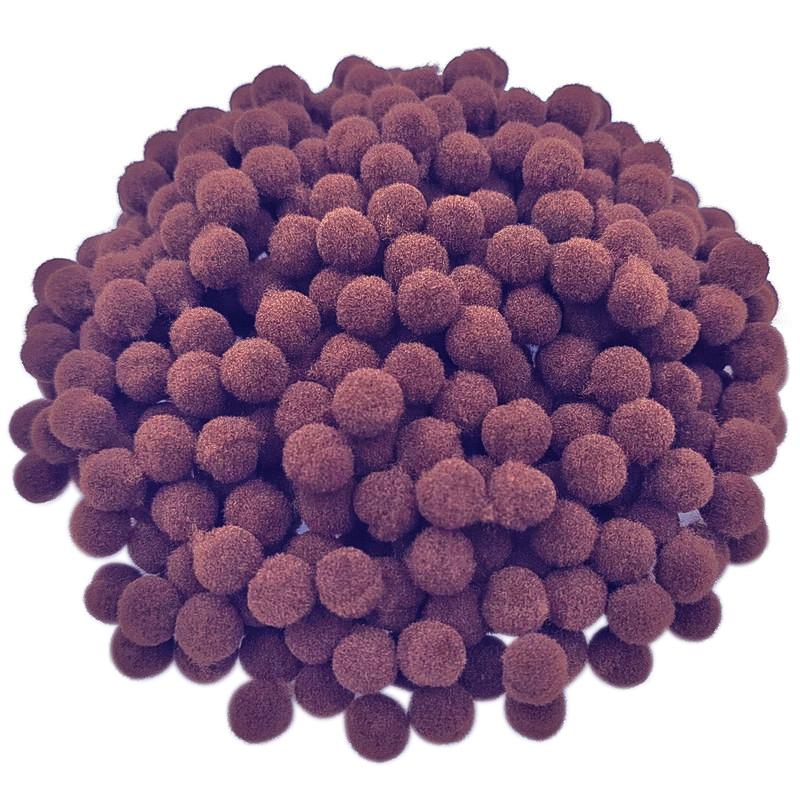 150 Stück/100 Stück 10/15 mm Pompones Pompom Nähen Plüschball DIY Handarbeit Material Flauschiges Hochzeitsdekor Bastelzubehör Schmuck Weiches Kinderspielzeug Zubehör 10mm 150Pcs kaffeebraun