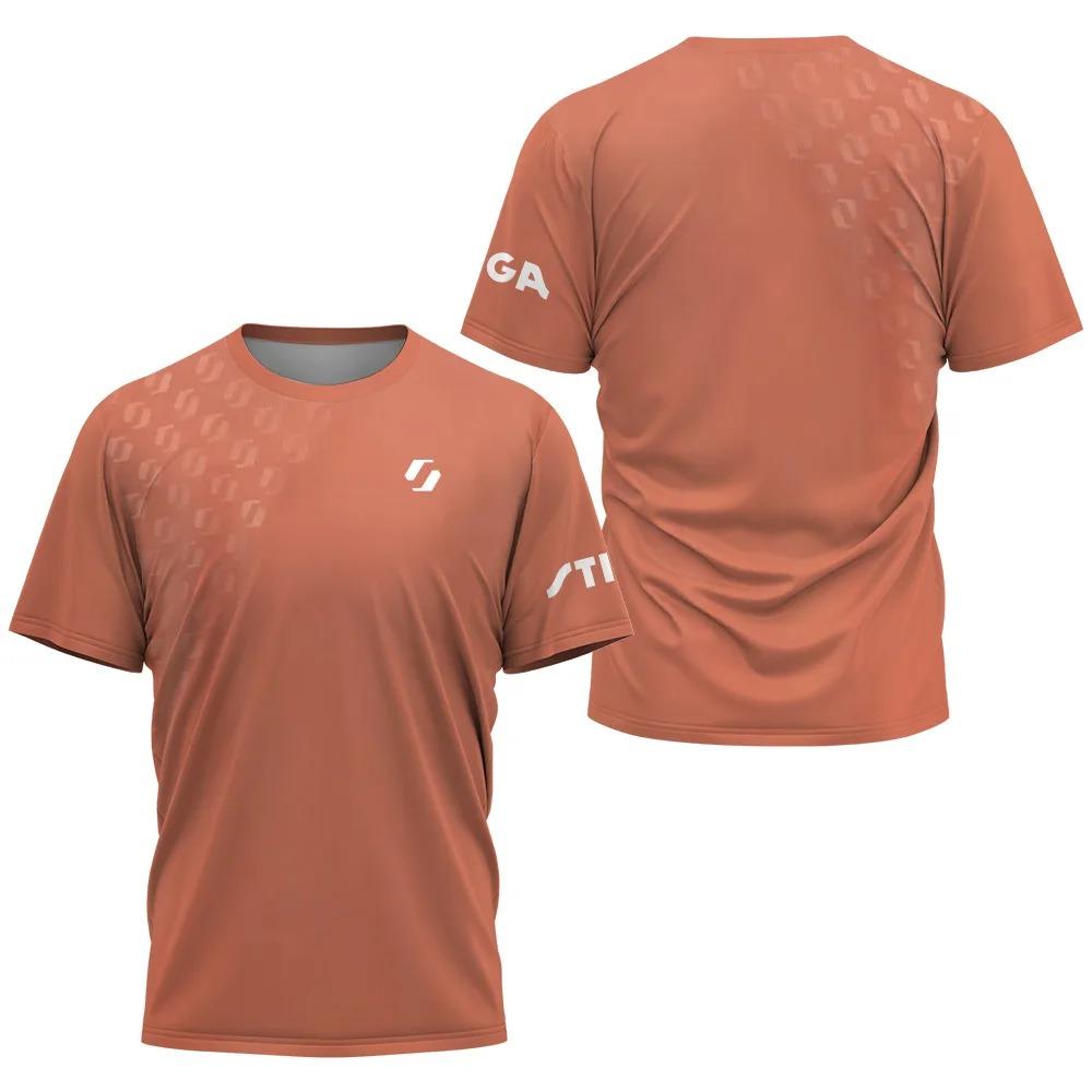 Herren Sport T-Shirt Tischtennis Schnelltrocknend Atmungsaktiv T-Shirt Tischtennisverein Trainings-T-Shirt Badminton Tennis T-Shirt 2XL