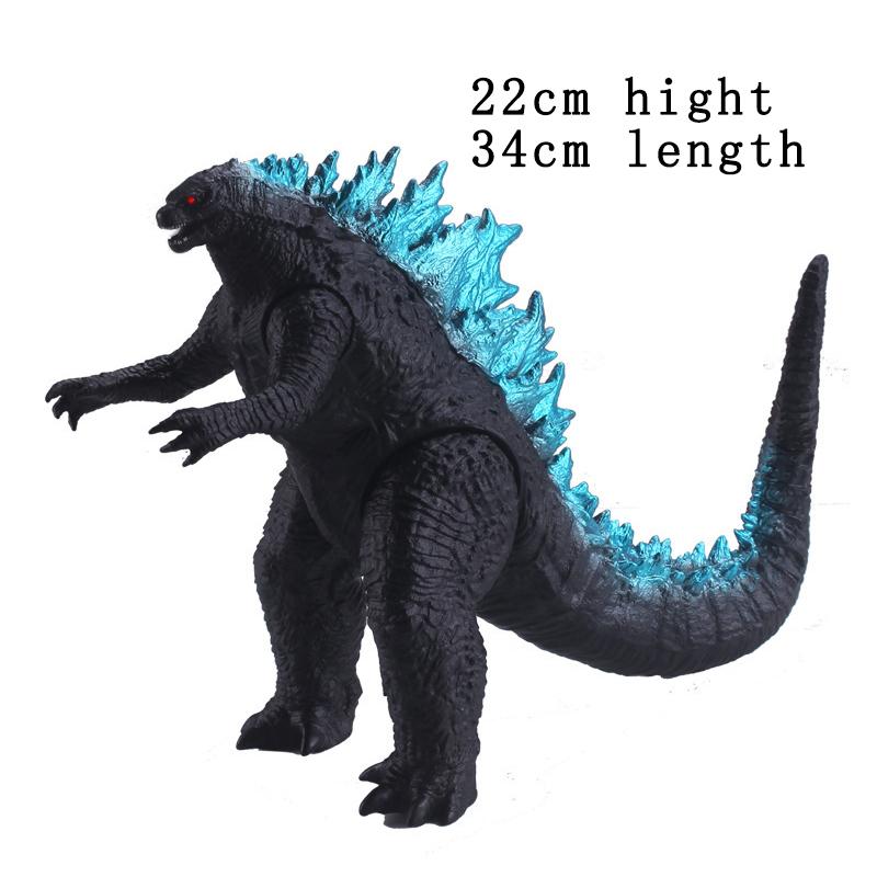 Godzilla-Figur, König, Geschenk des Monsters, Spielzeug, Godzilla-Modell, weicher Kleber, bewegliche Gelenke, Actionfiguren, Kinderspielzeug, Geschenke 22cm