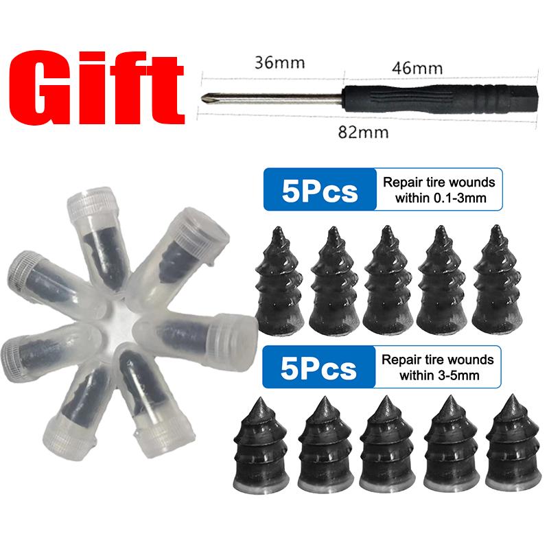 10/20/30Pcs Auto Motorrad Vakuum Reifen Reparatur Nägel Lkw Roller Fahrrad Reifen Punktion Reparatur Werkzeuge Gummi metall Nägel Zubehör 10Pcs Mix