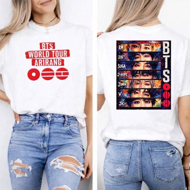 Bts Welt Tour 2026 T-Shirt Arirang Konzert T-Shirt, Army Fan Geschenk, Bangtan Comeback, Merch, Army Kpop, Kpop Fan Geschenk T-Shirt L