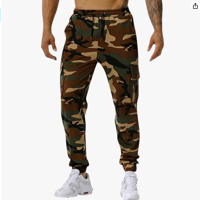Herren Schnelltrocknende Jogginghose Herren Sporthose Herren Bodybuilding Joggerhose Laufhose Cargohose M armee grüne