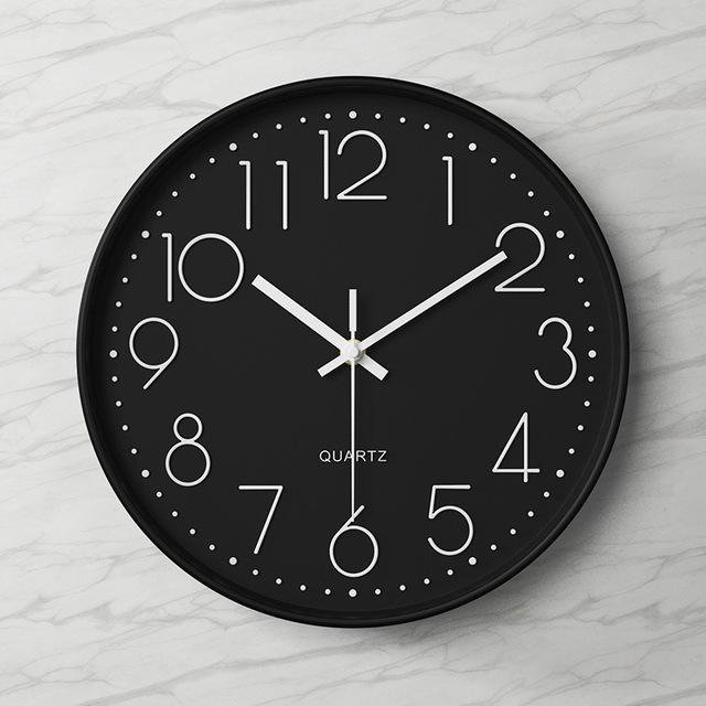 Wanduhr Wohnzimmer Stille Wanduhr Minimalistische Uhr Wandbehang Wohnzimmer Haushalt Dreidimensional Digital 10 inch