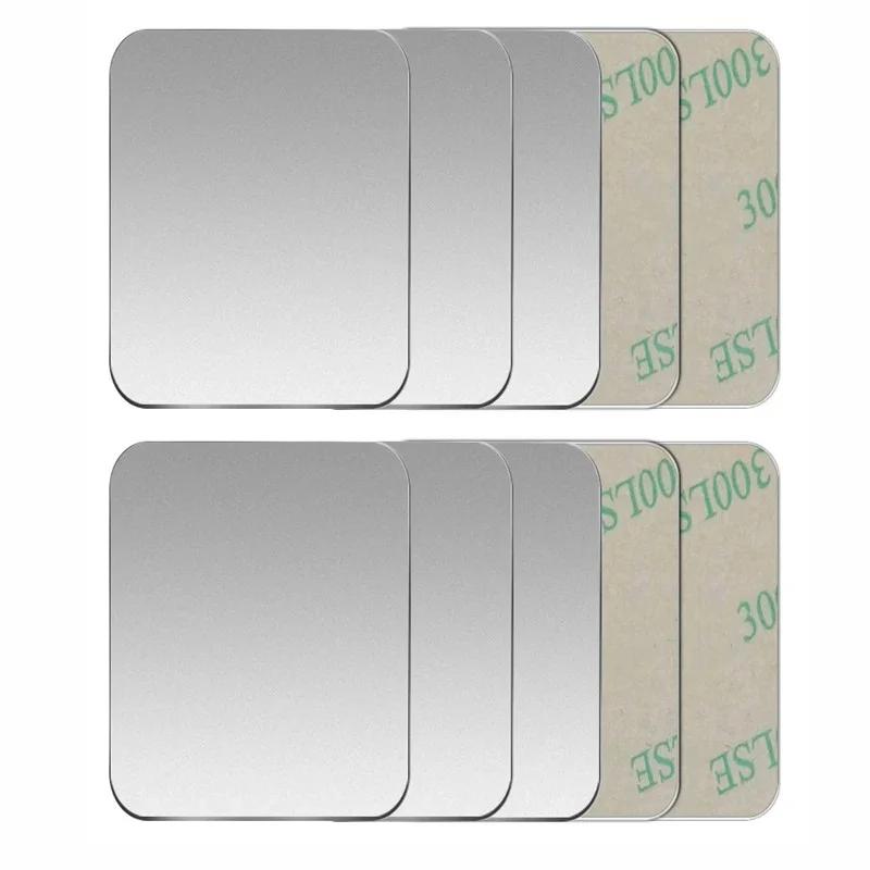 10 Stück Dünne Metallplatte Scheibe Für Magnetische Auto Handy Halterung Eisenblech Aufkleber Scheibe Für Magnet Tablet Schreibtisch Handy Auto Halterung